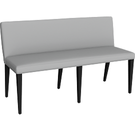 Perspective view of Ava 54” Banquette