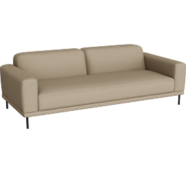 Perspective view of Ali 94” Bench Cushion Sofa