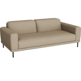 Perspective view of Ali 84” Bench Cushion Sofa