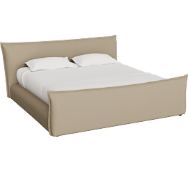 Perspective view of Rue King Bed