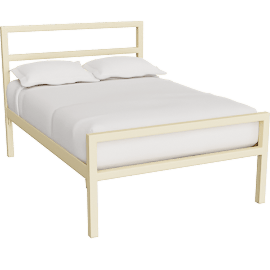 Perspective view of Parsons Full Tall Wide Bed