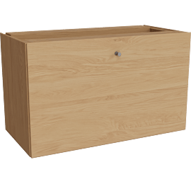 Perspective view of Beam 24w 12d Drop-Down Surface Insert