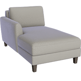 Perspective view of Natalia Right-Arm Chaise