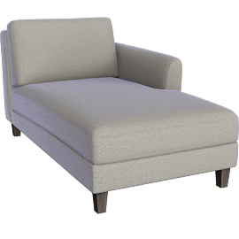 Perspective view of Natalia Right-Arm Chaise