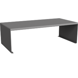 Perspective view of Beam 22.75w 11d Shelf Riser