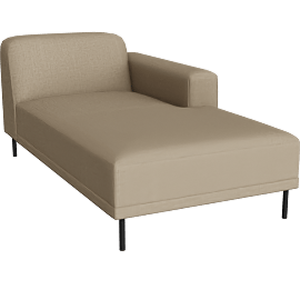Perspective view of Ali Right-Arm Chaise