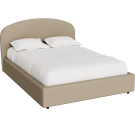 Perspective view of Amelia Queen Low Storage Bed