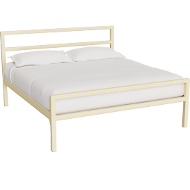 Perspective view of Parsons King Tall Wide Bed