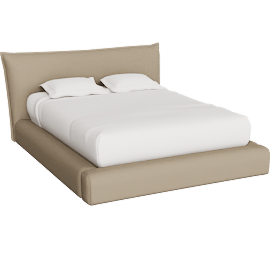 Perspective view of Rue Queen Storage Bed