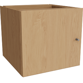 Perspective view of Beam 16w 16d Left-Door Insert