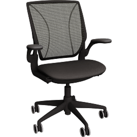 Perspective view of Diffrient World® Office Chair Fabric