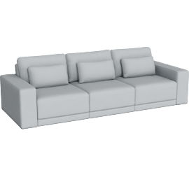 Perspective view of Orian - Sofa - 3 Seater