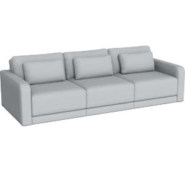 Perspective view of Orian - Sofa - 3 Seater