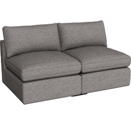 Perspective view of Ciello V4 - Sofa - 2 Seater - Armless