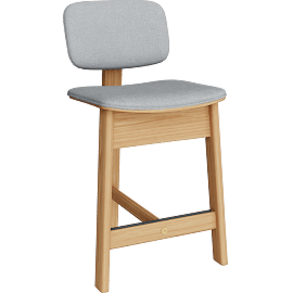 Perspective view of Dining - Vela - Counter Stool