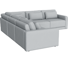 Perspective view of Orian - Sectional - 4 Seater