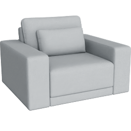 Perspective view of Orian - Sofa - 1 Seater