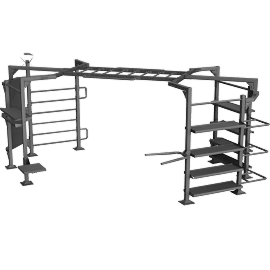 Perspective view of 9093 FUNCTIONAL RACK MODEL 1