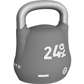 Perspective view of CENTR x HYROX Competition Octo Kettlebells