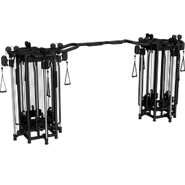 Perspective view of Cable station 8 adjustable pulleys