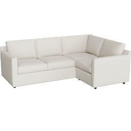 Perspective view of Barrett II 2-Piece L-Shaped Sectional Sofa