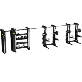 Perspective view of Universe wall 6 Double Rack