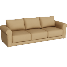 Perspective view of Gather 99" Grande Sofa