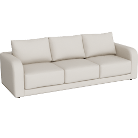 Perspective view of Gather Deep 99" Grande Sofa
