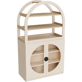Perspective view of Arched Cabinet Nature