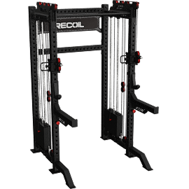 Perspective view of Recoil Multirack PRO Svart