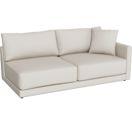 Perspective view of Gather Deep Right-Arm Sofa Sectional Piece