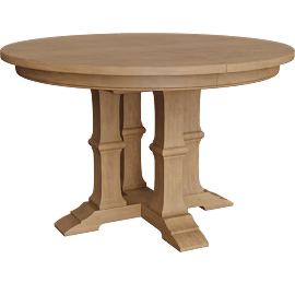 Perspective view of Piermont Maple 48 in. Round Table, Ext