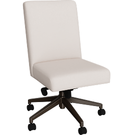 Perspective view of Slater Armless Desk Chair