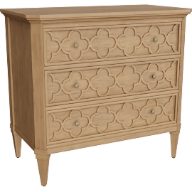 Perspective view of Dahlia Chest