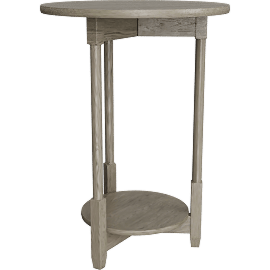 Perspective view of Freya Round Spot Table