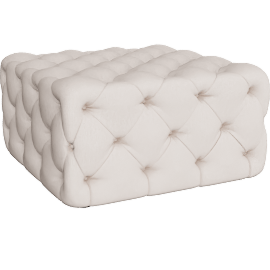 Perspective view of Callahan 37" Tufted Ottoman