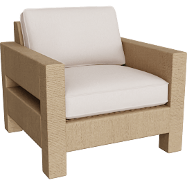 Perspective view of Sonesta Bay Outdoor Lounge Chair