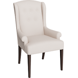 Perspective view of Lenoir Host Chair